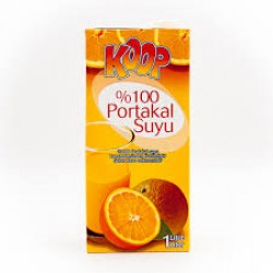 KOOP MEYVE SUYU 1LT %100 PORTAKAL