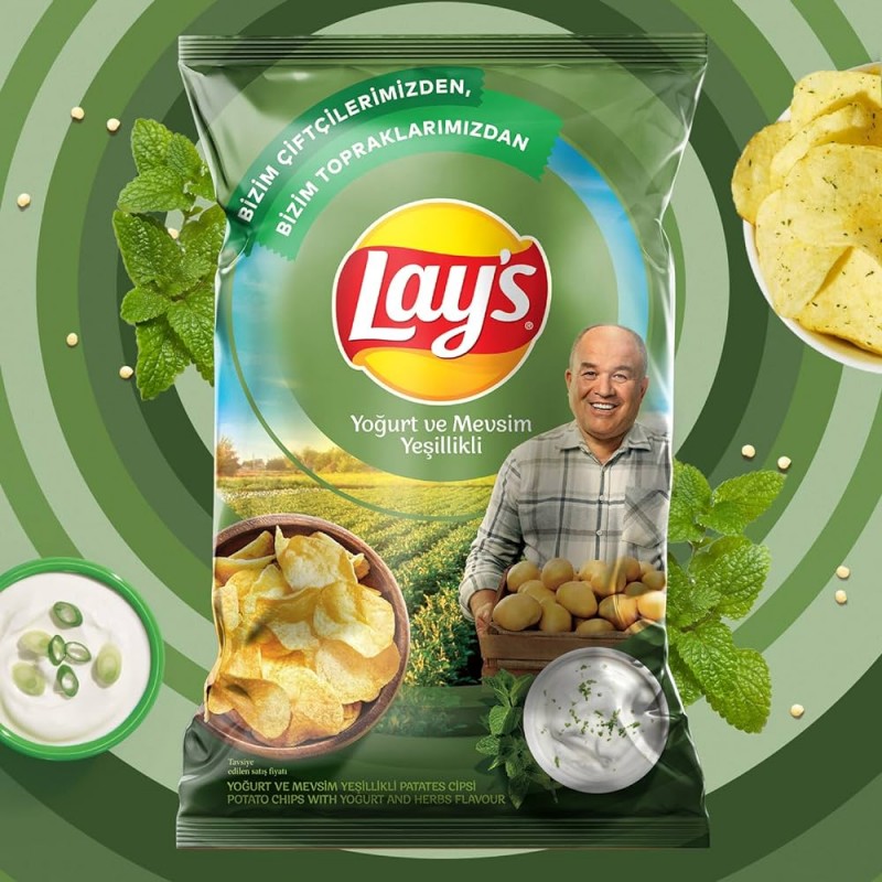 Lays Yoğurt Ve Mevsim Yeşillikli