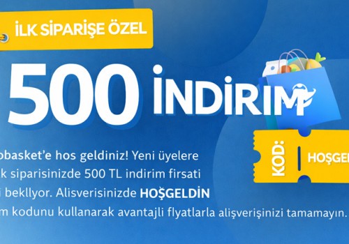 İlk Siparişine Özel 500 TL İndirim!